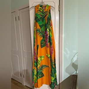 Anthropologie Farm Rio Colorful Tropical Dress Size L